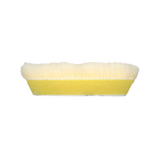 BUFF AND SHINE | Yellow Knitted Wool Dark Yellow Foam Interface (Edge Bevel) •Polishing