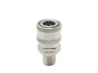 MTM | Veloci Stainless Steel Coupler 1/4" MPT