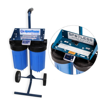 CR SPOTLESS | 100 Gallon Deionized Water Filter Rolling System