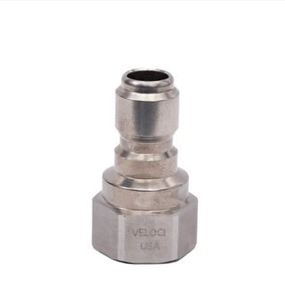 MTM Hydro | Prima Stainless Steel QC Plug 3/8 FPT