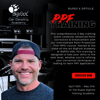 Opticle Training at RUPES BigFoot Headquarters | Advanced Paint Correction & Enhancement + Intermediate Paint Protection Film