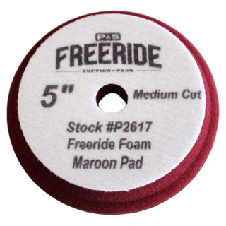 P&S | DB Freeride Foam Maroon Pad - Medium Cut Car Supplies Warehouse