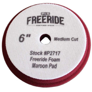 P&S | DB Freeride Foam Maroon Pad - Medium Cut Car Supplies Warehouse